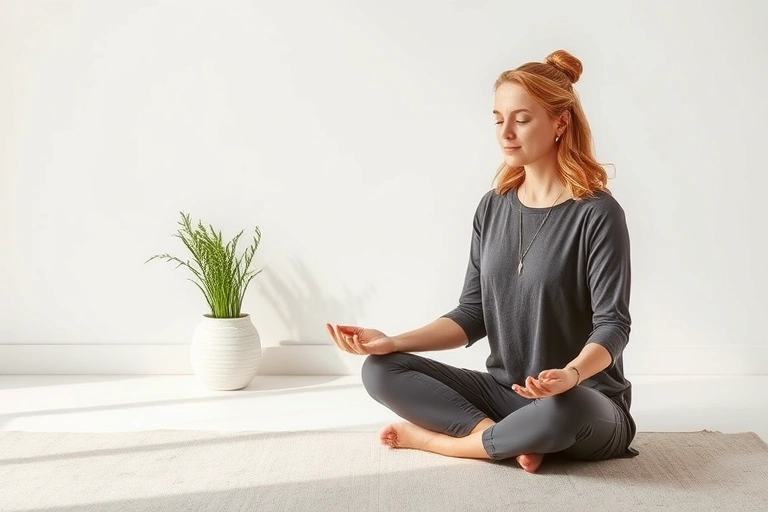 Conceitos visuais relacionados a The Trend of Micro-Meditation: Quick Self-Care Techniques for Women on the Go