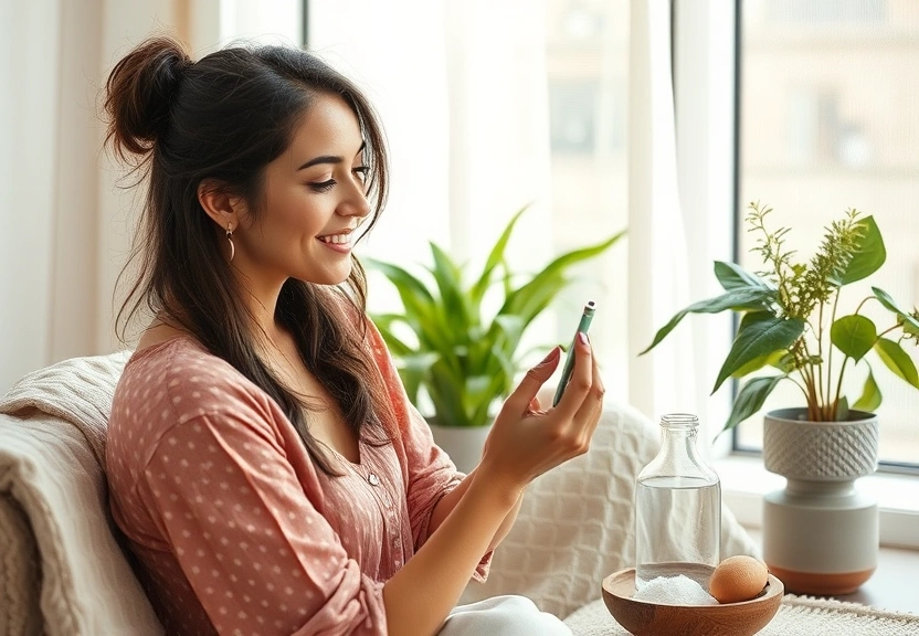 Representação visual: Sustainable Self-Care: Eco-Friendly Practices for Busy Women in a Changing World