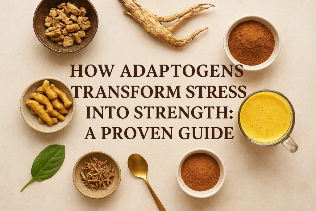 Adaptogenic plants - How Adaptogens Transform Stress into Strength.